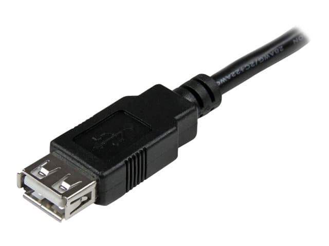 StarTech USB 2.0 Extension Cable Black - Image 3