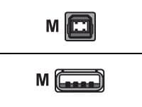 Connekt Gear USB Cable Type B to Type A 2m - Image 1