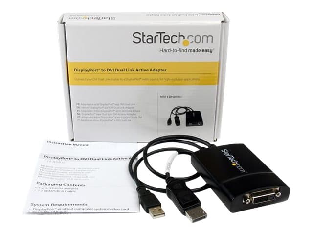 StarTech DisplayPort to DVI Adapter Black - Image 6