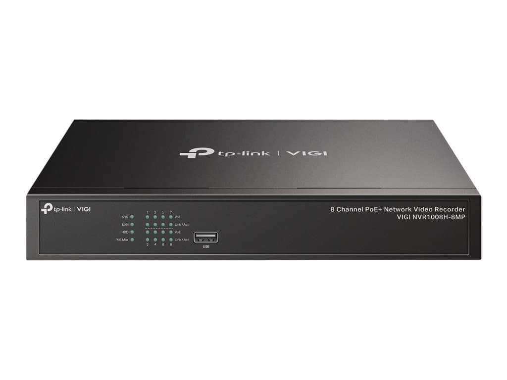 TP-Link VIGI NVR1008H-8MP V1 - standalone NVR - 8 channels - Image 1