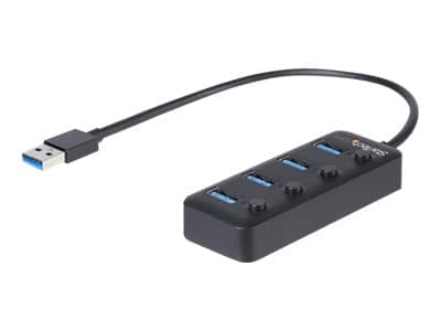 StarTech HB30A4AIB USB Hub Black - Image 3