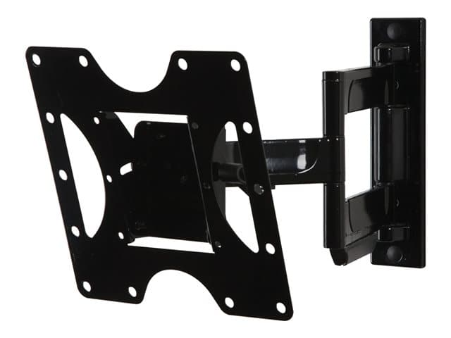 Peerless PARAMOUNT Articulating Wall Mount PA740 mounting kit - Tilt & Swivel - for flat panel - gloss black - Image 1