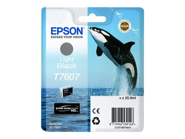 Epson T7607 - light black - original - ink cartridge - Image 2