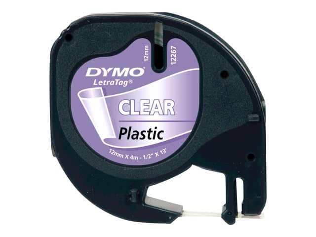 DYMO LetraTAG - tape - 1 cassette(s) - Roll (1.2 cm x 4 m) - Image 1
