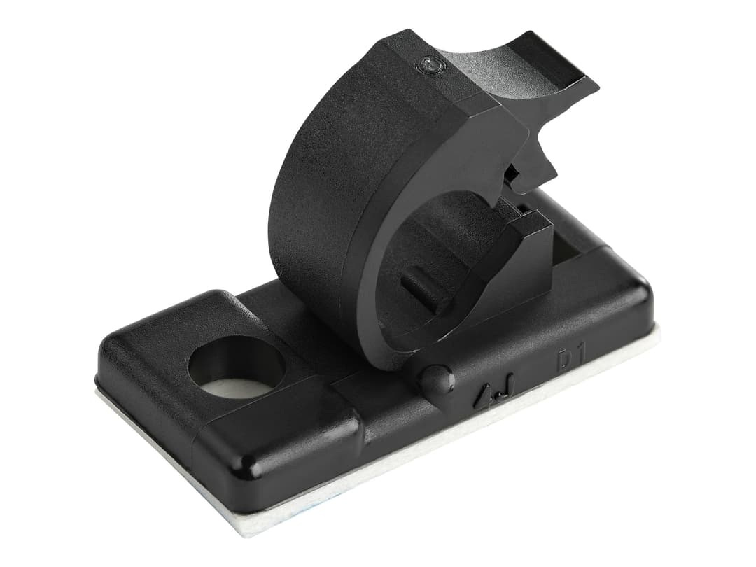 STARTECH CBMCC1 Cable Management Clips 100-Pack Black - Image 1