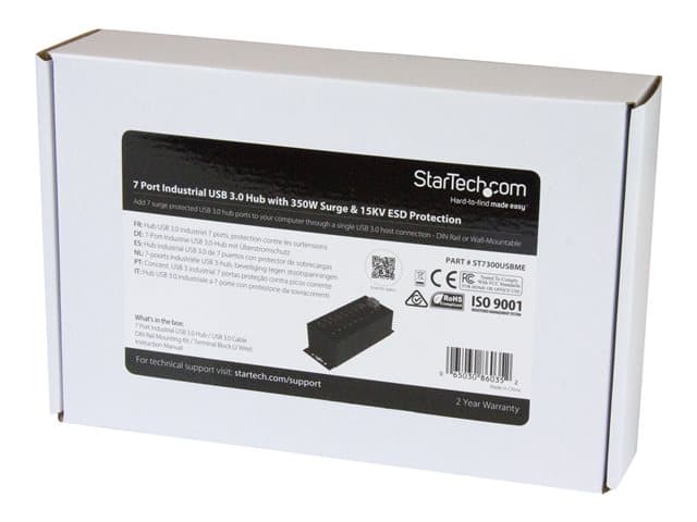 StarTech ST7300USBME 7-Port USB 3.0 Hub Black - Image 7