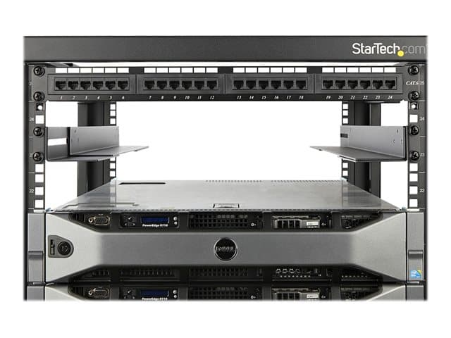 StarTech UNIRAILS1UB Rack Rail Kit Black - Image 2