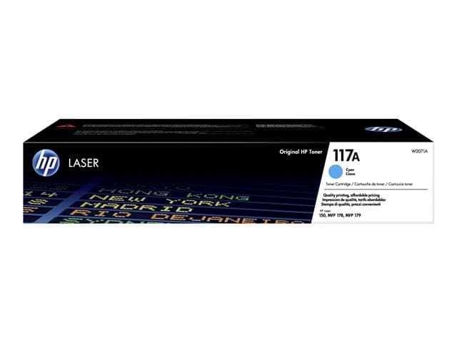 HP 117A - cyan - original - toner cartridge (W2071A) - Image 1