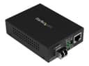 StarTech.com Multimode (MM) LC Fiber Media Converter for 10/100/1000 Network - 550m - Gigabit Ethernet - 850nm - with SFP Transceiver (MCM1110MMLC) - fibre media converter - 10Mb LAN, 100Mb LAN, 1GbE thumbnail 1