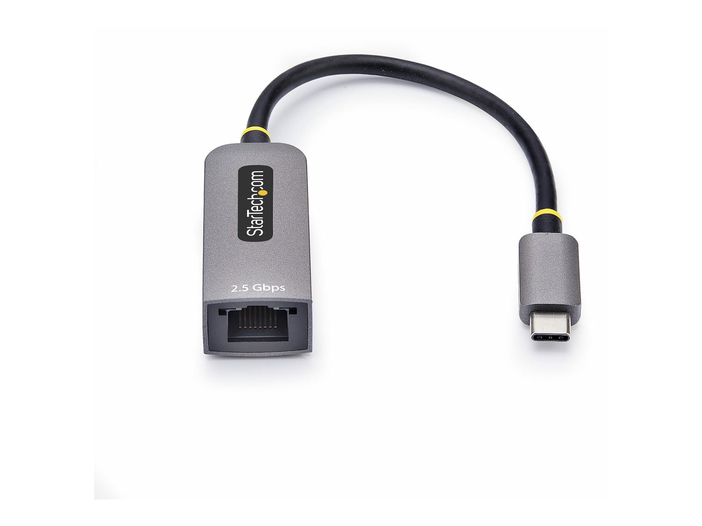 StarTech.com 2.5GbE USB-C to Ethernet Adapter - network adapter - USB-C 3.2 Gen 1 / Thunderbolt 3 - 10M/100M/1G/2.5 Gigabit Ethernet