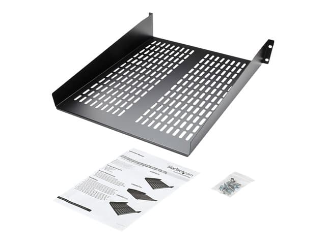 StarTech CABSHELF22V 2U Rack Shelf Black - Image 6