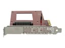 STARTECH U.2 to PCIe Adapter x4 Red thumbnail 5