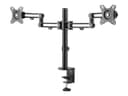 StarTech ARMDUAL3 Dual Monitor Arm Black thumbnail 1