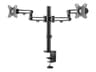 StarTech ARMDUAL3 Dual Monitor Arm Black