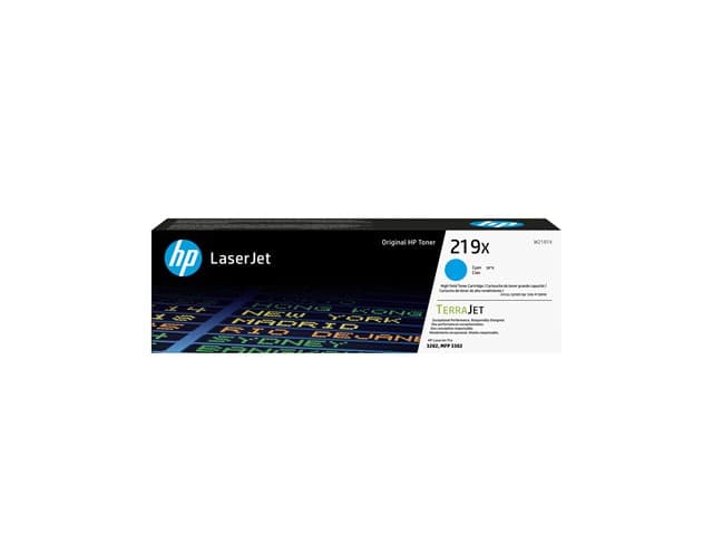 HP 219X - High Yield - cyan - original - LaserJet - toner cartridge (W2191X) - Image 2