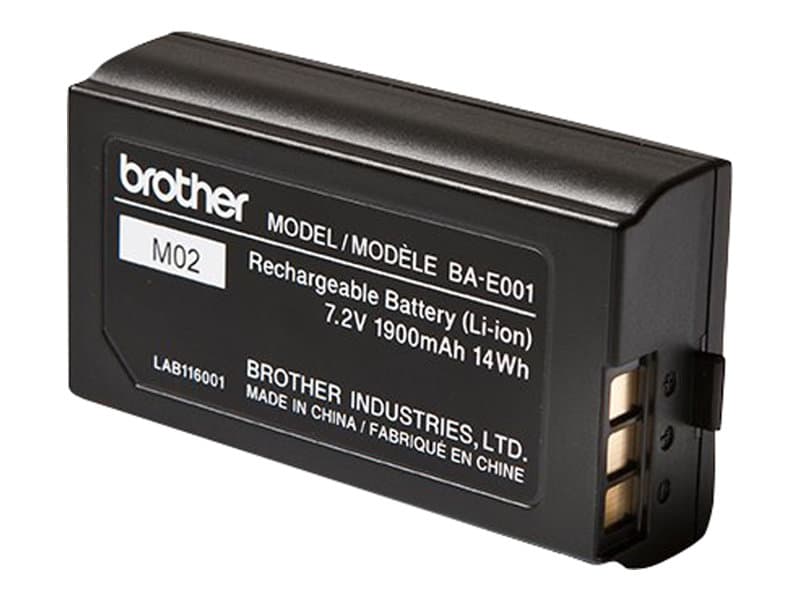 Brother BA-E001 - printer battery - Li-Ion - Image 1
