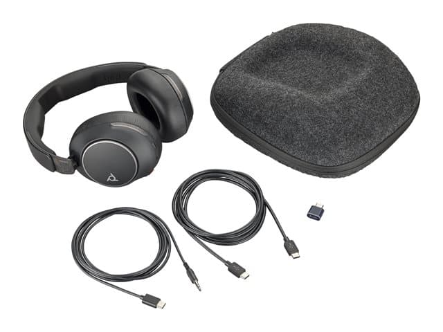 HP Poly Voyager Surround 80 UC - headset - USB-C via Bluetooth adapter - Image 8