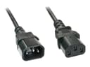 Lindy IEC-Mains Extension Cable 2m Black thumbnail 2