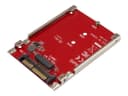 StarTech U2M2E125 M.2 NVMe to U.2 Adapter Red thumbnail 1