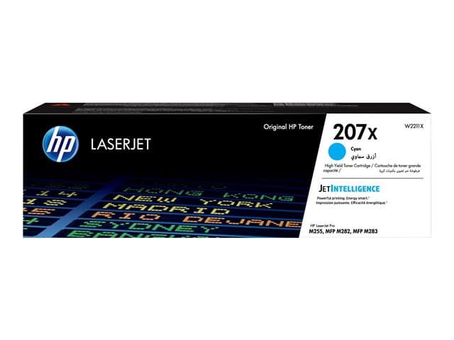 HP 207X - High Yield - cyan - original - LaserJet - toner cartridge (W2211X) - Image 1