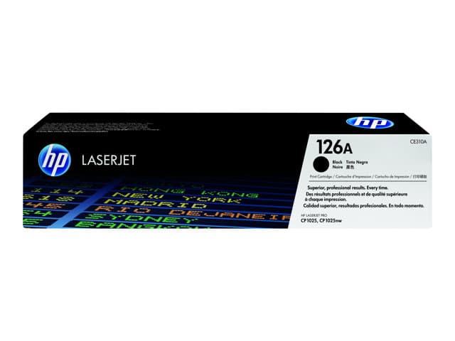 HP 126A CE310A Original LaserJet Toner Cartridge - Black - Image 4