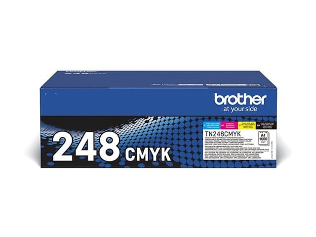 BROTHER TN248VAL Black, Yellow, Magenta & Cyan Toner Cartridge - Multipack - Image 4