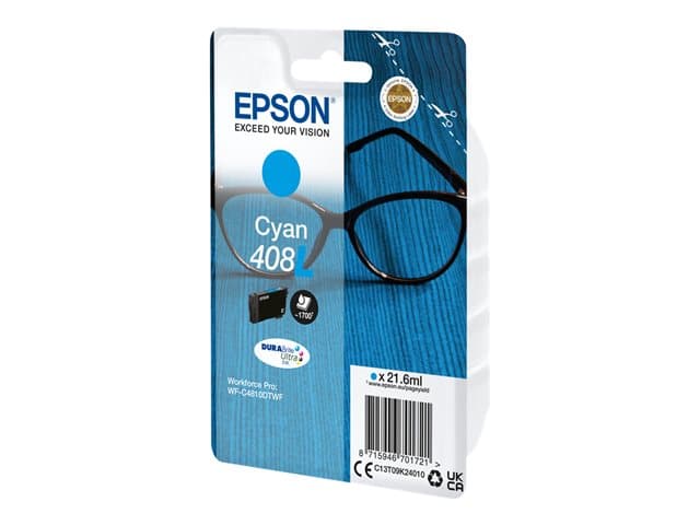 Epson 408L - cyan - original - ink cartridge - Image 2