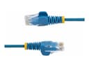 StarTech Slim LSZH CAT6 Patch Cable 1m Blue thumbnail 4