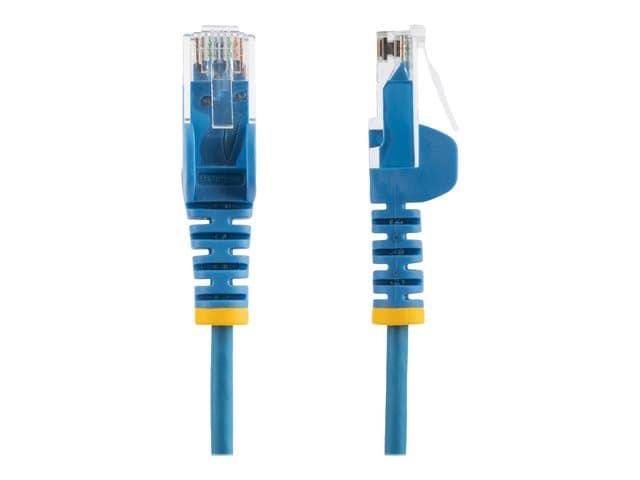 StarTech Slim LSZH CAT6 Patch Cable 1m Blue - Image 2
