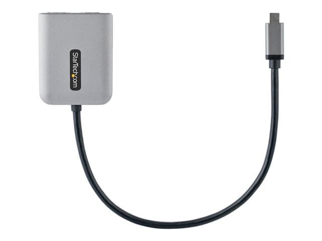 StarTech USB-C to Dual HDMI MST Hub Grey - Image 2