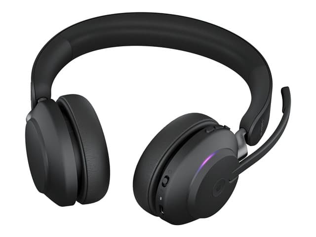 Jabra Evolve2 65 MS Stereo - headset - USB-A - with charging stand - Image 4