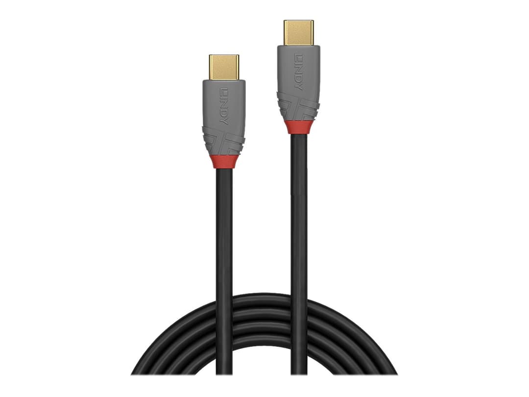Lindy Anthra Line USB-C Cable 1.5m Black - Image 1