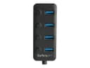 StarTech HB30A4AIB USB Hub Black thumbnail 7