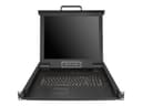 StarTech.com Rackmount KVM Console, Single Port VGA KVM with 17" LCD Monitor for Server Rack, Fully Featured Universal 1U LCD KVM Drawer with Cables & Hardware, USB Support, 50,000 MTBF - LCD KVM Concole Drawer (RKCONS1701) - KVM console - 17" thumbnail 2