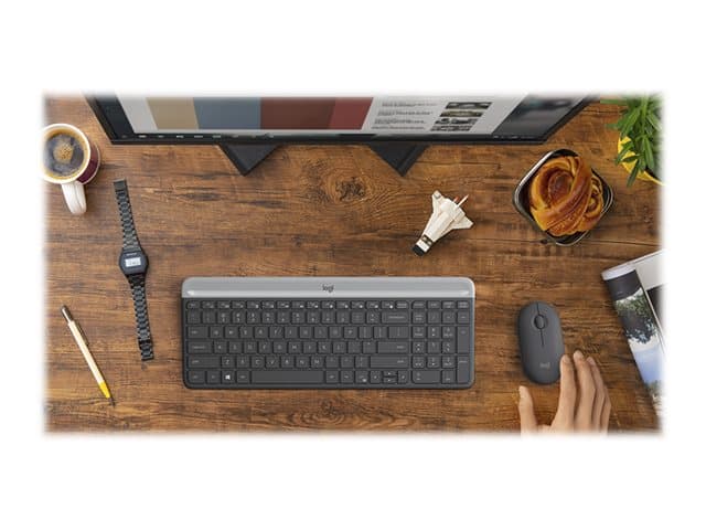 Logitech MK470 Wireless Keyboard Mouse Set Black - Image 7