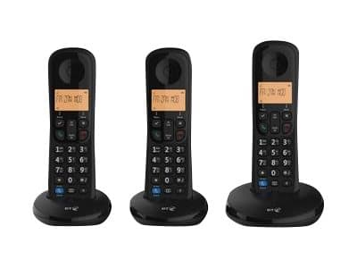 BT Everyday Phone Trio - cordless phone with caller ID + 2 additional handsets - Image 2