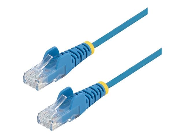 StarTech Slim LSZH CAT6 Patch Cable 1m Blue - Image 3