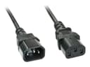 Lindy IEC-Mains Extension Cable 2m Black thumbnail 3