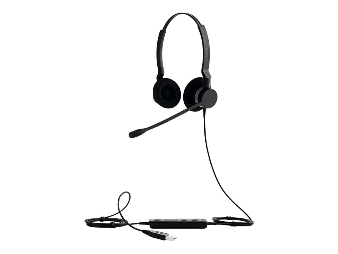 Jabra BIZ 2300 USB MS Duo - headset - USB - Image 1