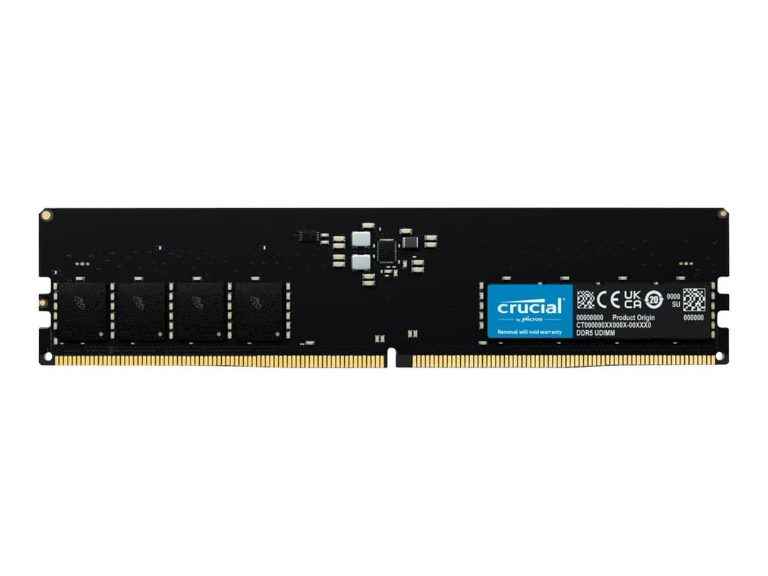 Crucial - DDR5 - module - 16 GB - DIMM 288-pin / PC5-44800 - unbuffered - Image 1