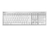 Logic Keyboards Slim Line Alba Braille Keyboard Silver