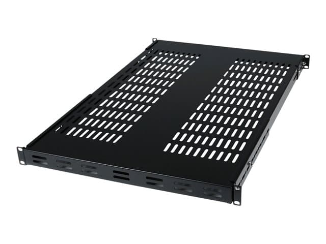 StarTech.com 1U Adjustable Vented Server Rack Mount Shelf - 175lbs - 19.5 to 38in Deep Universal Tray for 19" AV/ Network Equipment Rack (ADJSHELF) - rack shelf - 1U - Image 2