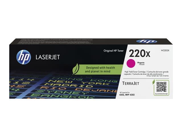 HP 220X - magenta - original - LaserJet - toner cartridge (W2203X) - Image 3