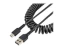 STARTECH USB-A to USB-C Cable 50cm Black thumbnail 1