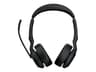 Jabra Evolve2 55 UC Stereo - headset - USB-C, USB-A - with charging stand