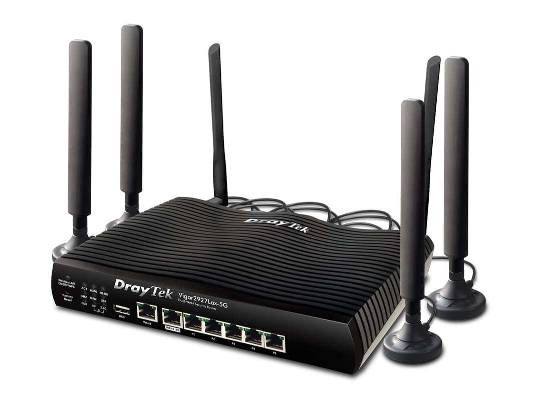 DRAYTEK Vigor 2927LAX 5G Wireless Router Black - Image 1
