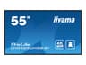 iiyama ProLite LH5565UHSB-B1 55" Class (54.6" viewable) LED-backlit LCD display - 4K - for digital signage