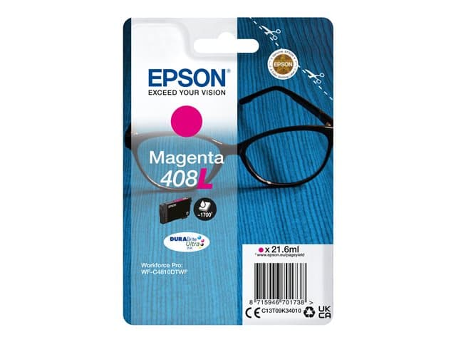 Epson 408L - magenta - original - ink cartridge