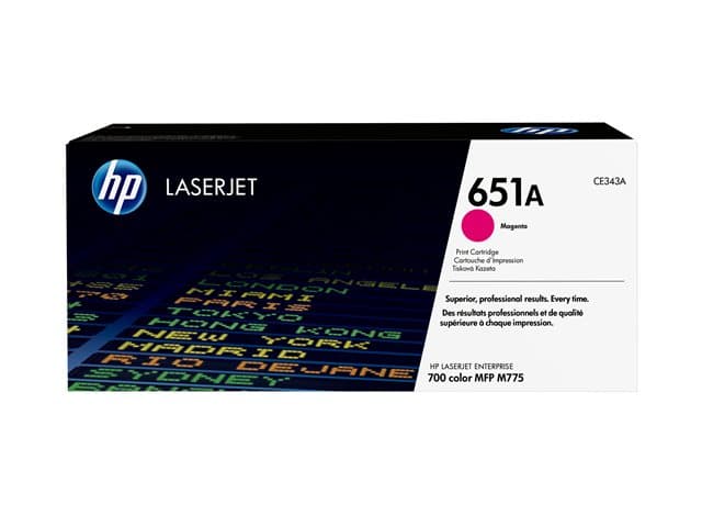 HP 651A CE343A Original HP LaserJet Toner Cartridge - Magenta - Image 2