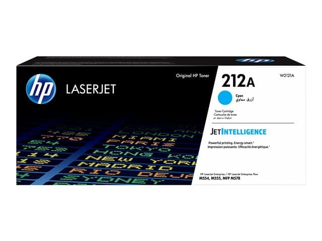 HP 212A - cyan - original - LaserJet - toner cartridge (W2121A) - Image 1